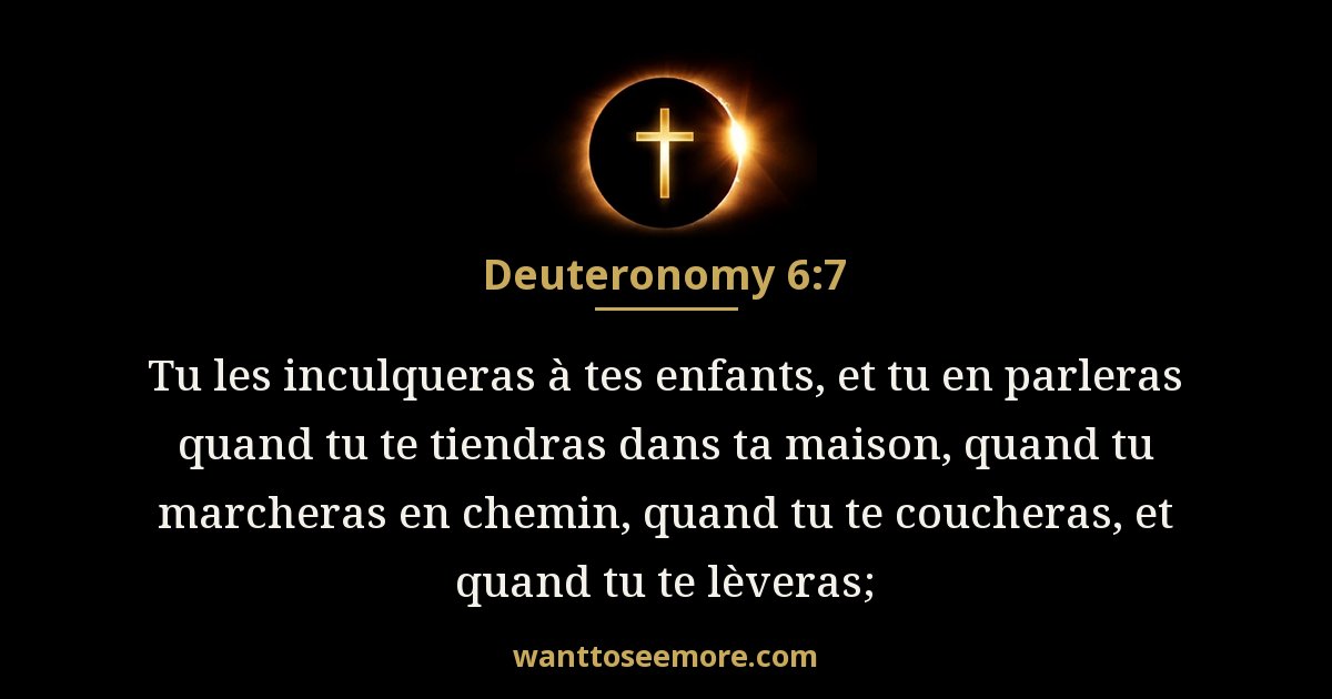 Deuteronomy 6:7