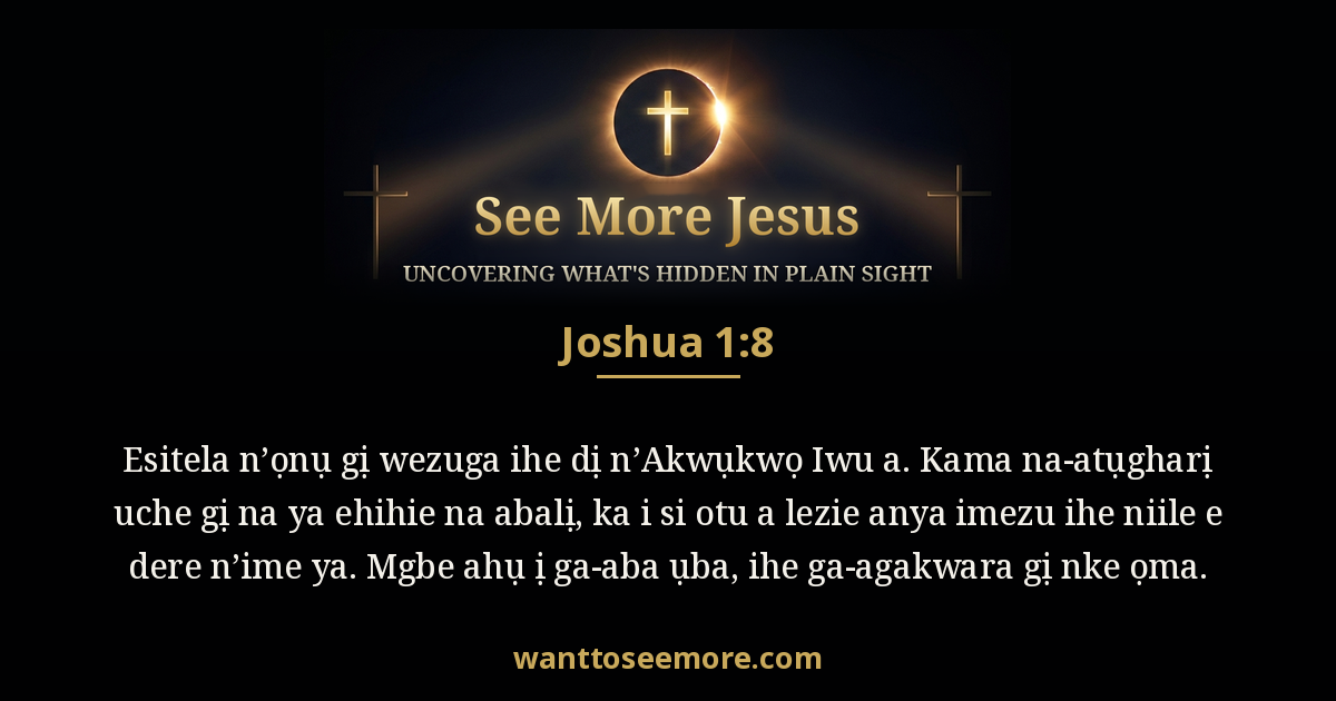 Joshua 1:8