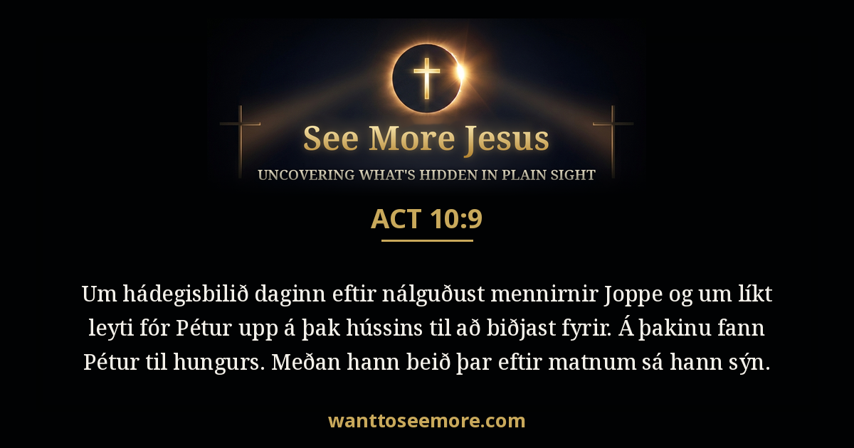 Acts 10:9