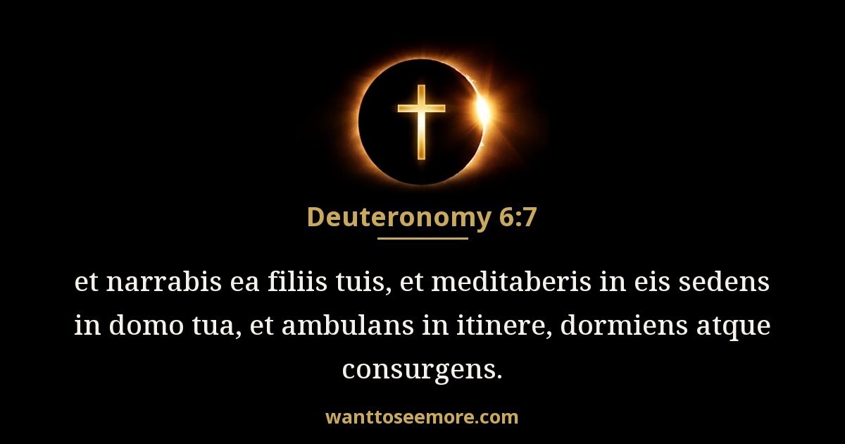 Deuteronomy 6:7