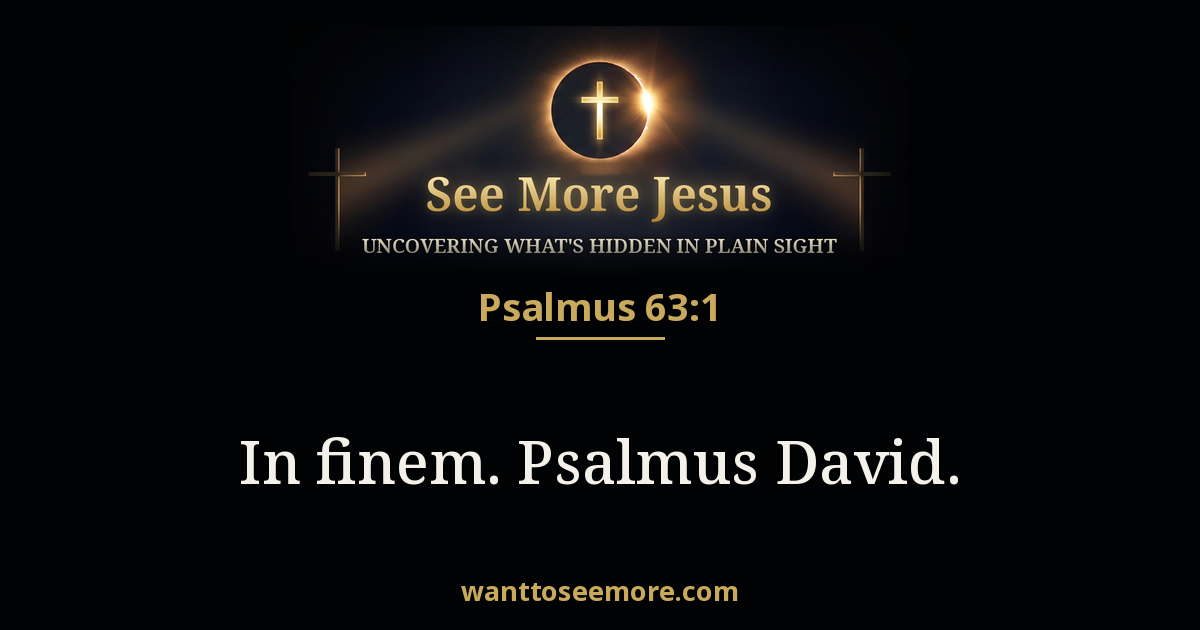 Psalms 63:1
