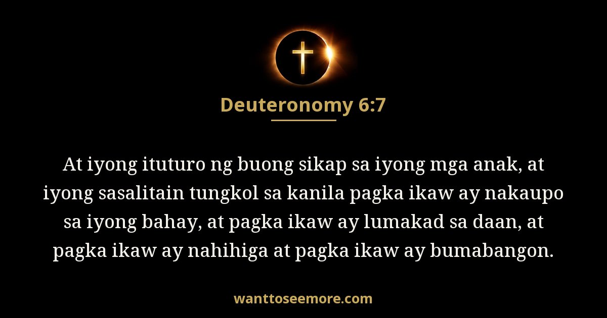 Deuteronomy 6:7