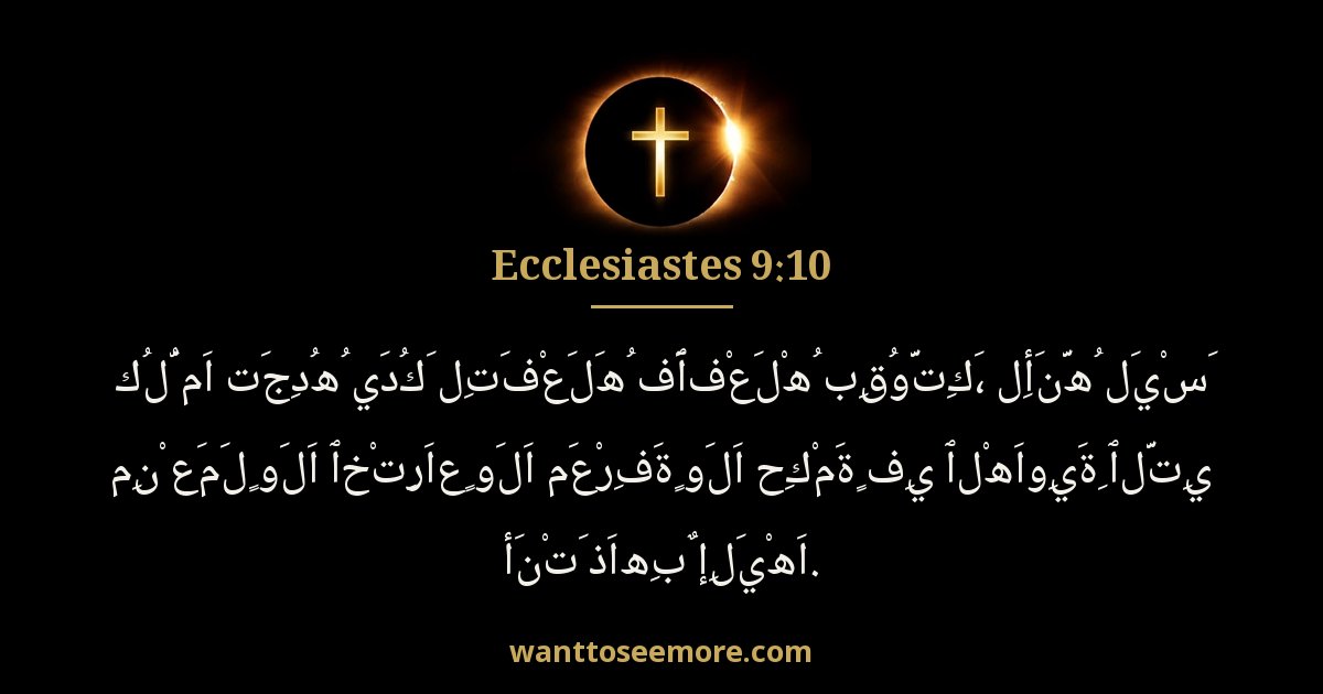 Ecclesiastes 9:10