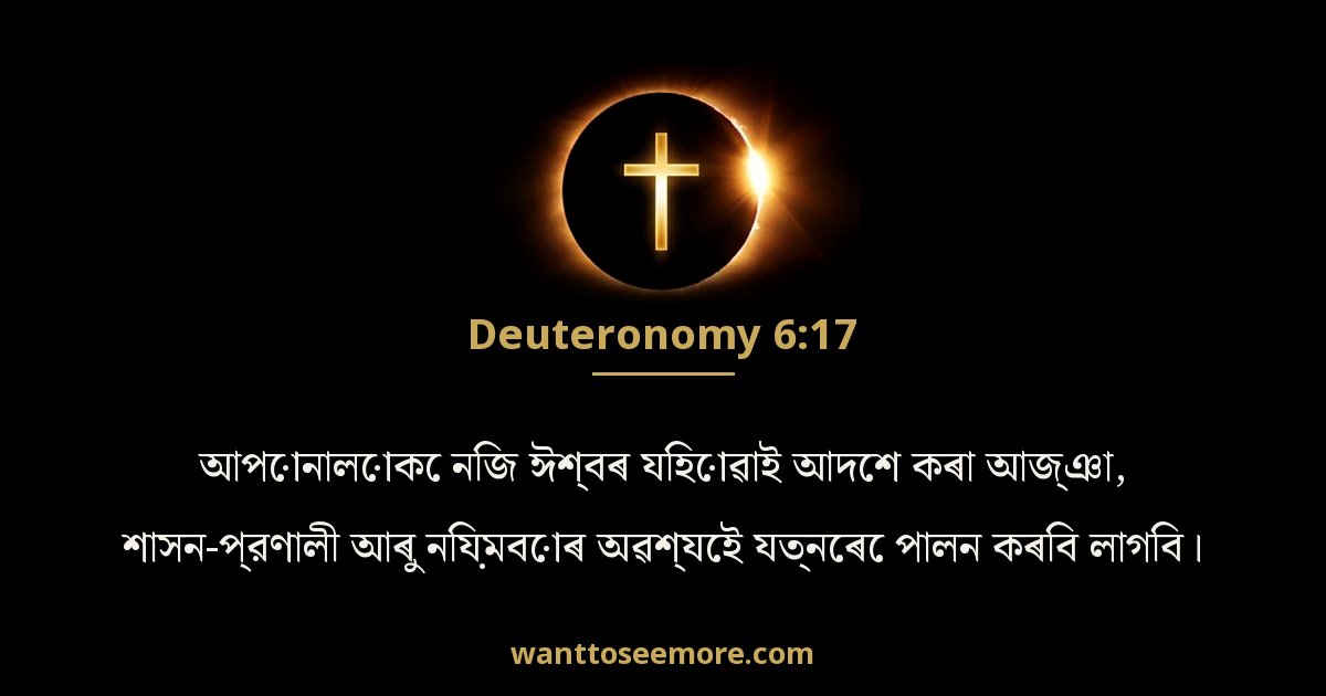 Deuteronomy 6:17