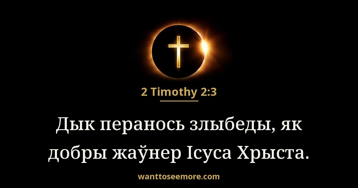 2 Timothy 2:3
