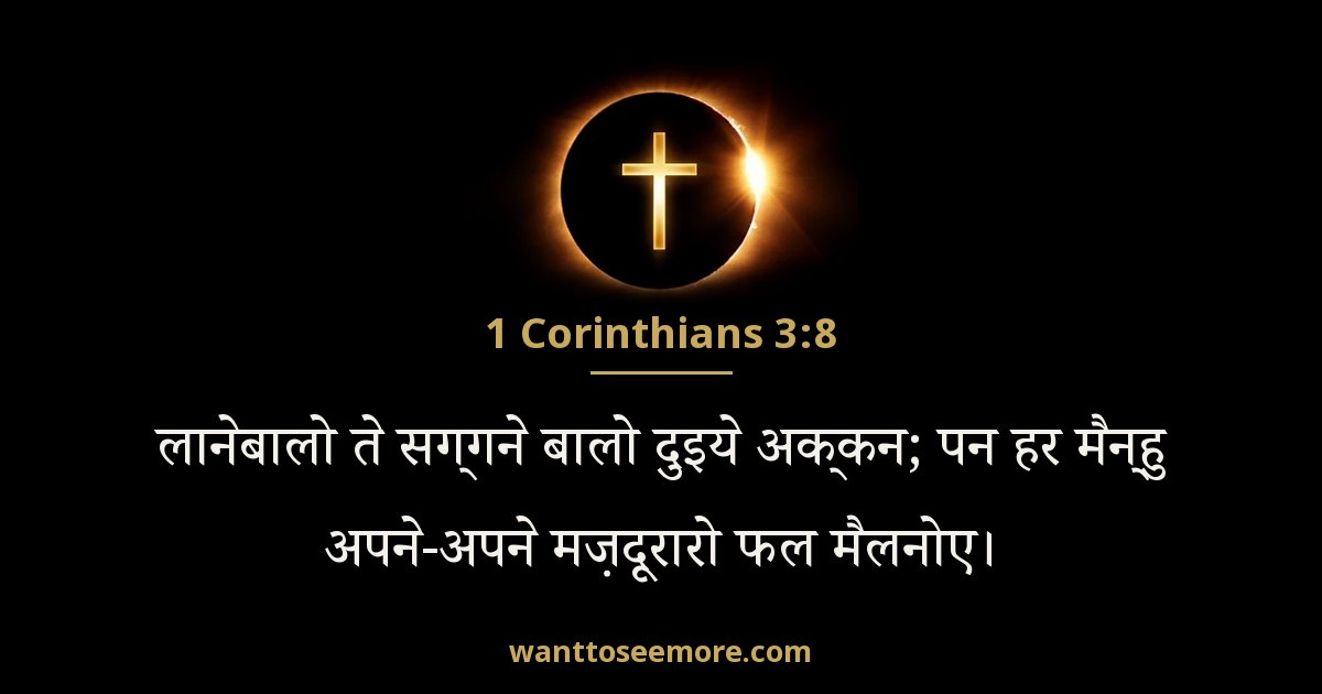 1 Corinthians 3:8