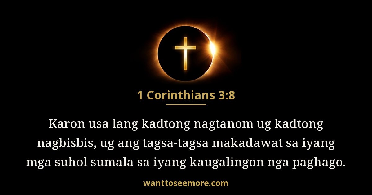 1 Corinthians 3:8