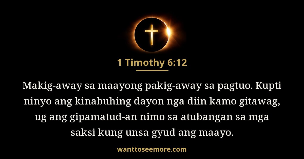 1 Timothy 6:12