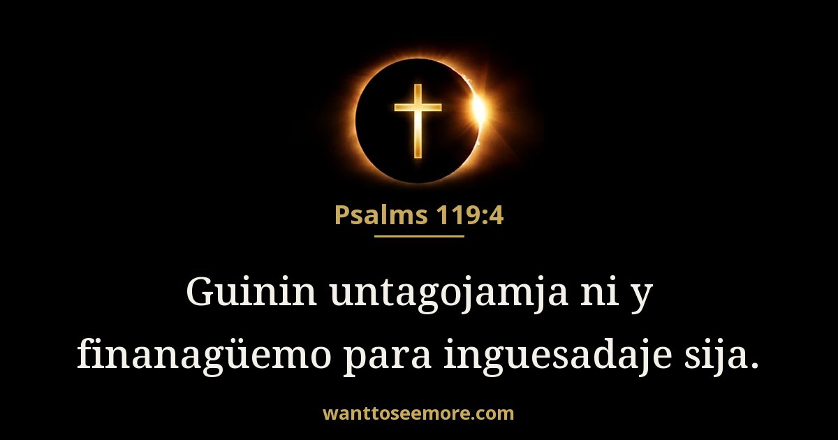 Psalms 119:4