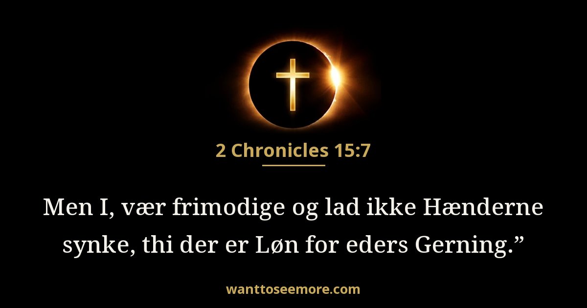 2 Chronicles 15:7