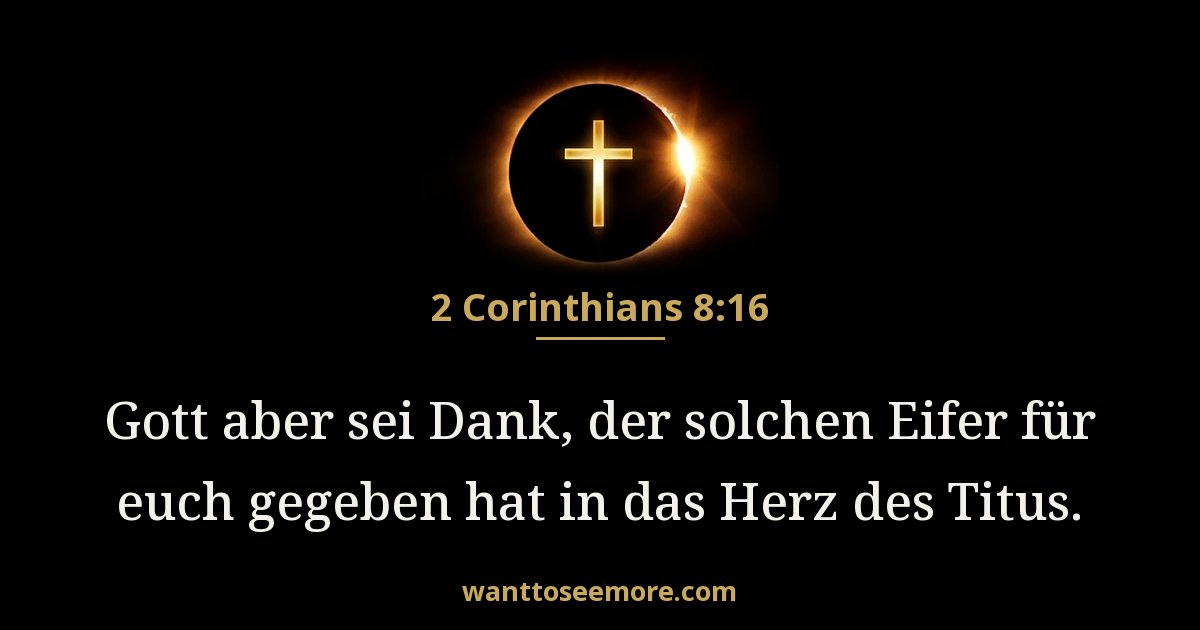 2 Corinthians 8:16