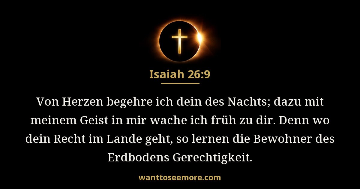 Isaiah 26:9