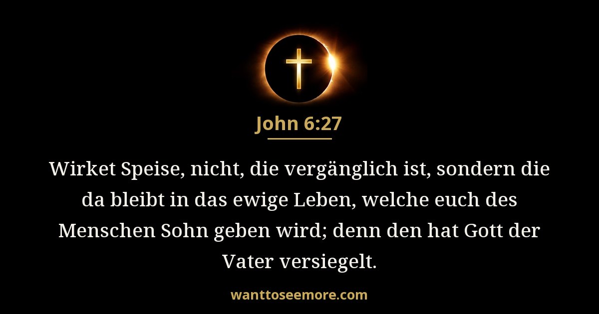 John 6:27