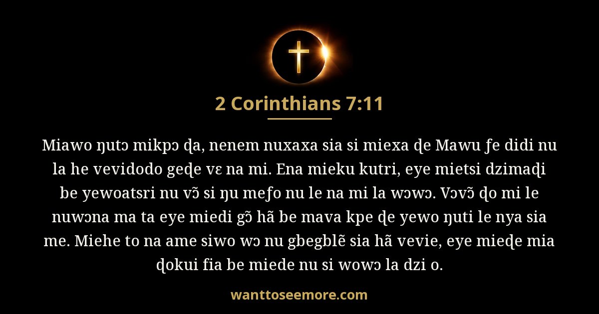 2 Corinthians 7:11