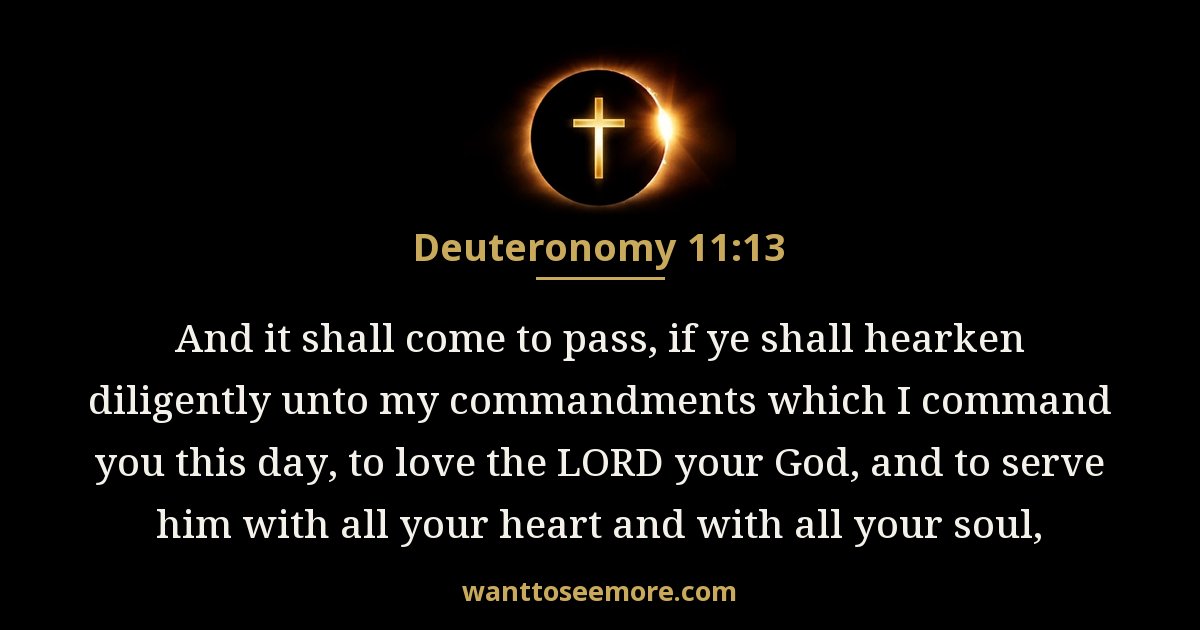 Deuteronomy 11:13