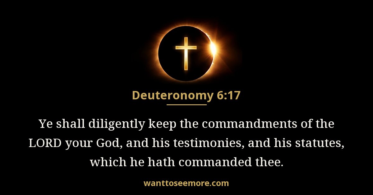 Deuteronomy 6:17