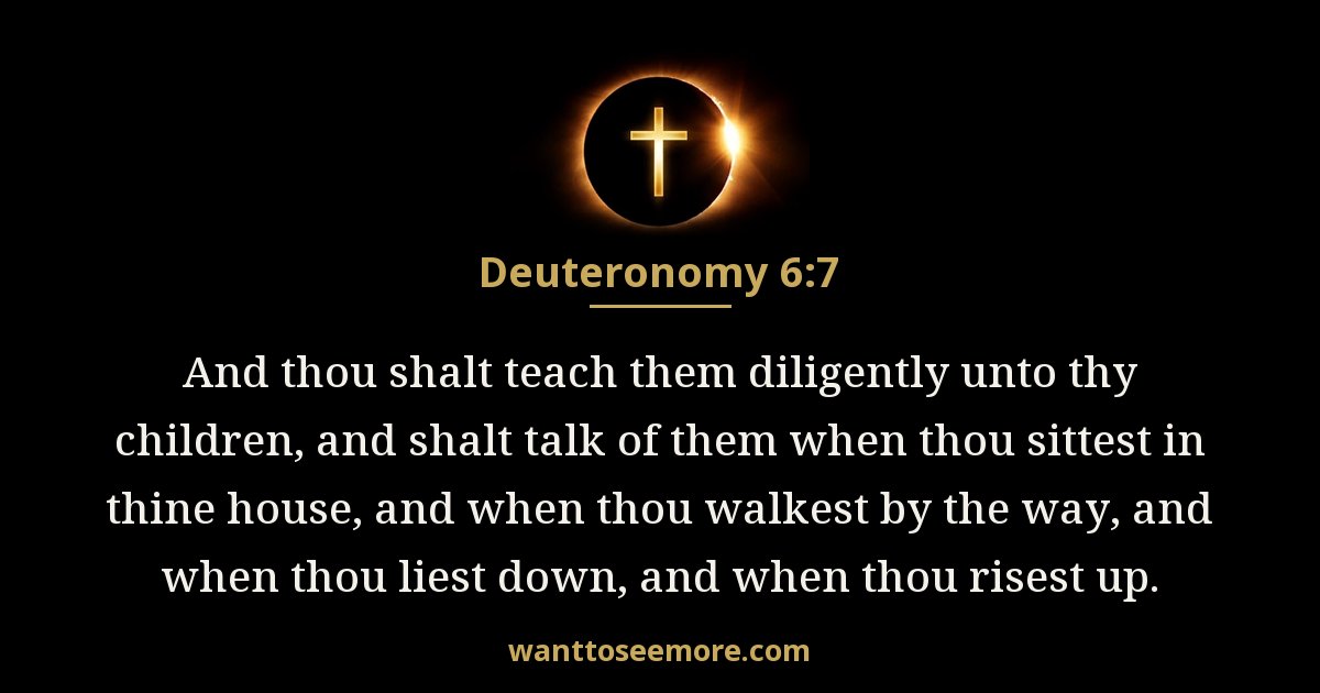 Deuteronomy 6:7