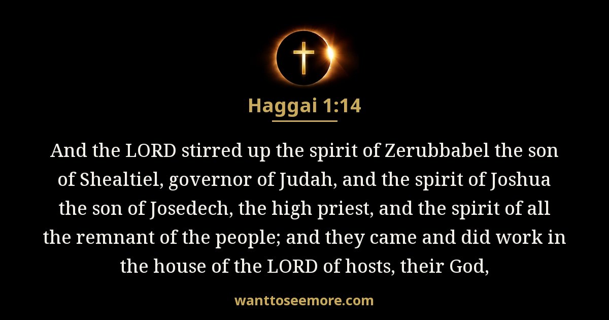 Haggai 1:14