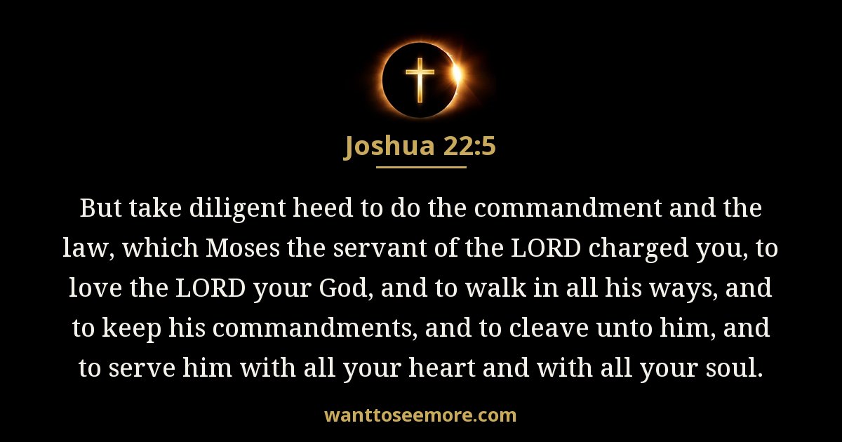 Joshua 22:5