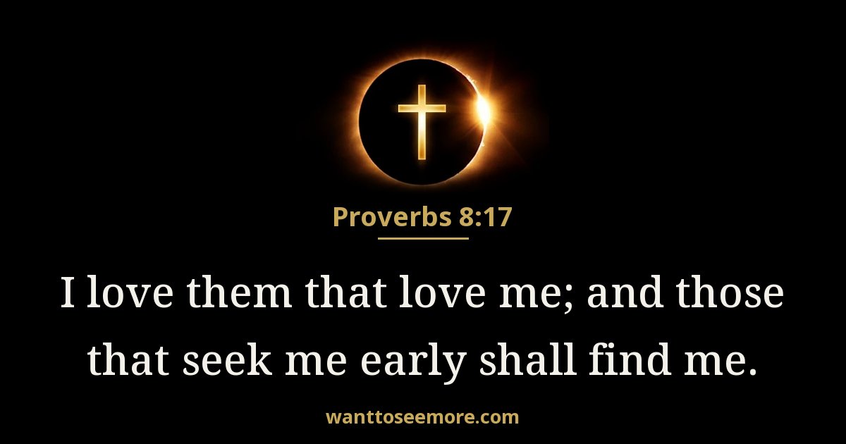 Proverbs 8:17