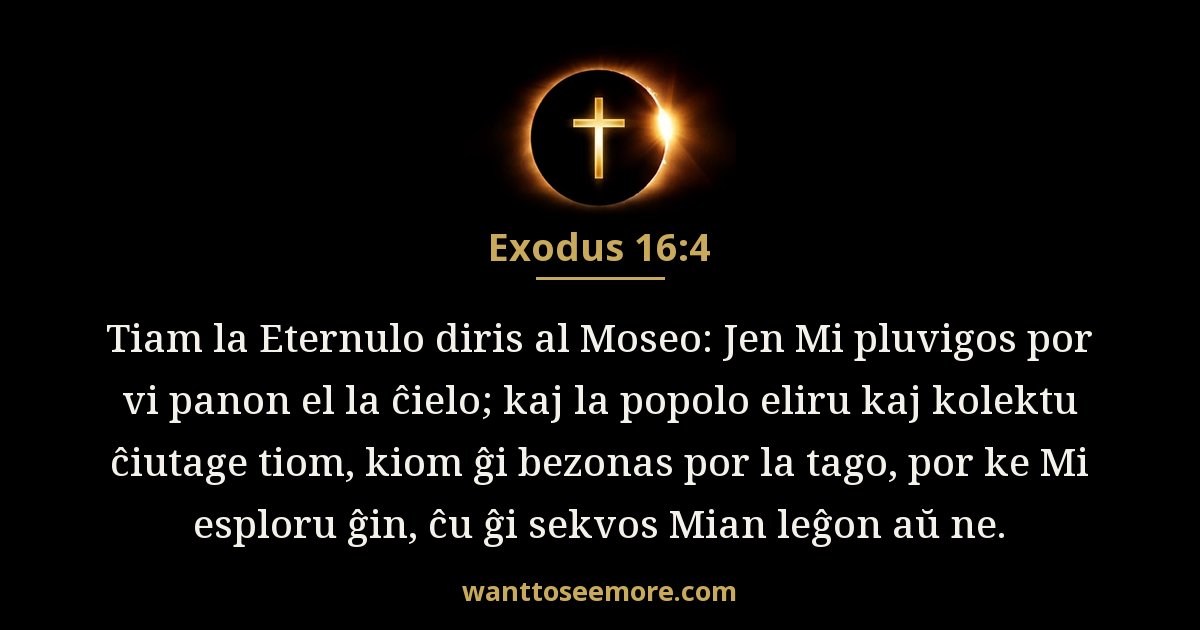 Exodus 16:4