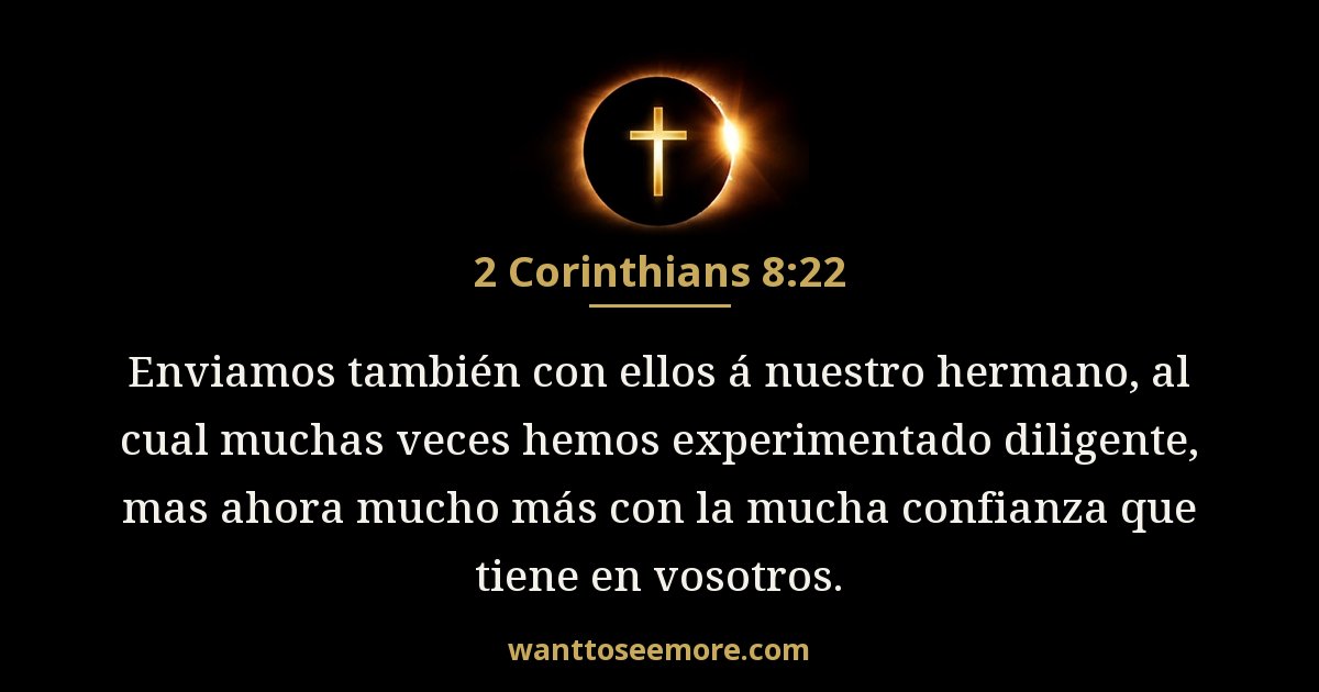 2 Corinthians 8:22