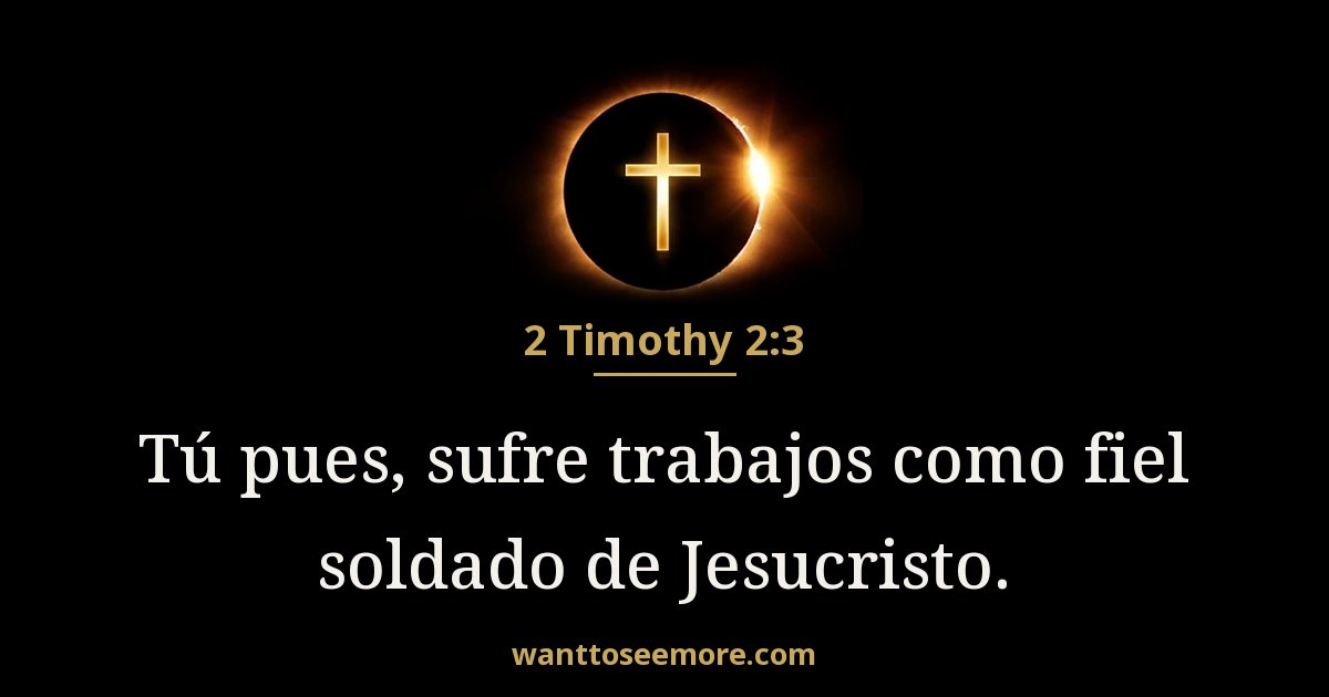 2 Timothy 2:3