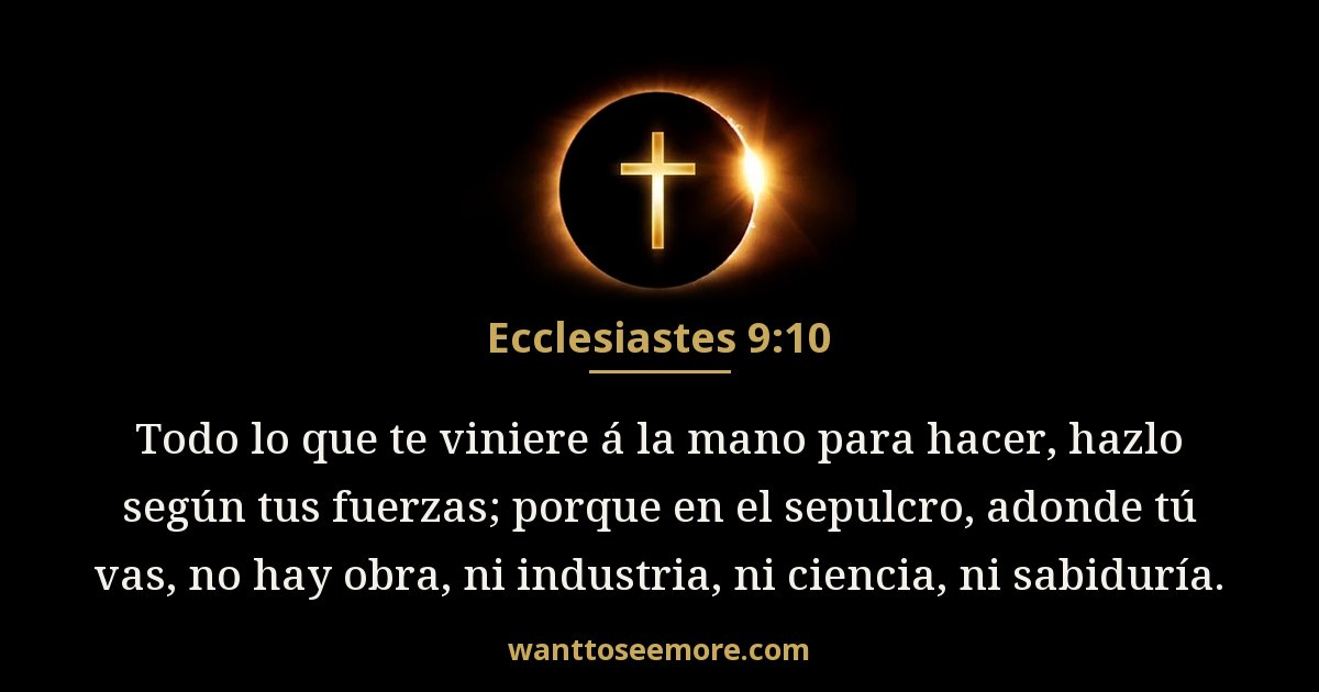 Ecclesiastes 9:10
