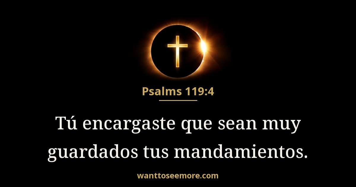 Psalms 119:4