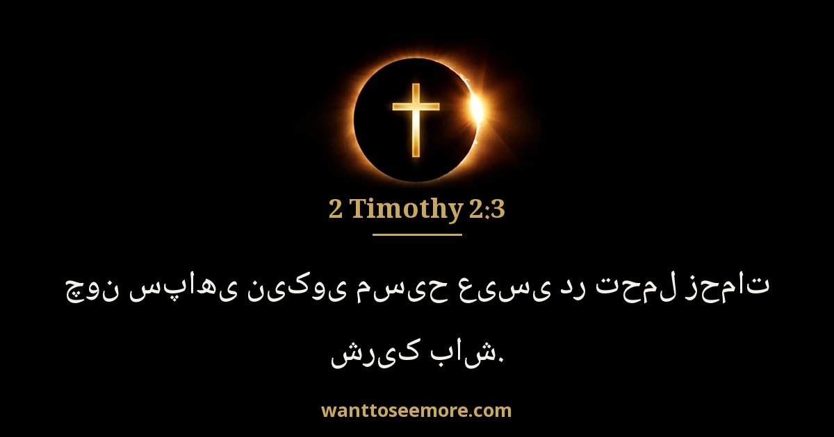 2 Timothy 2:3