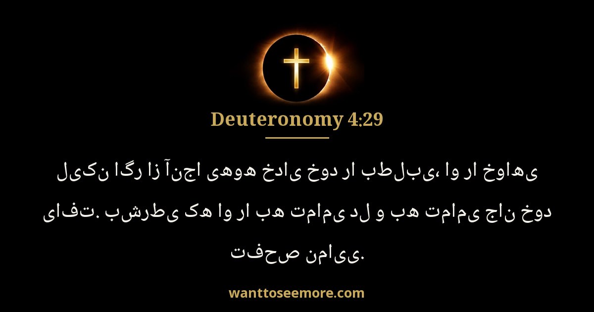 Deuteronomy 4:29