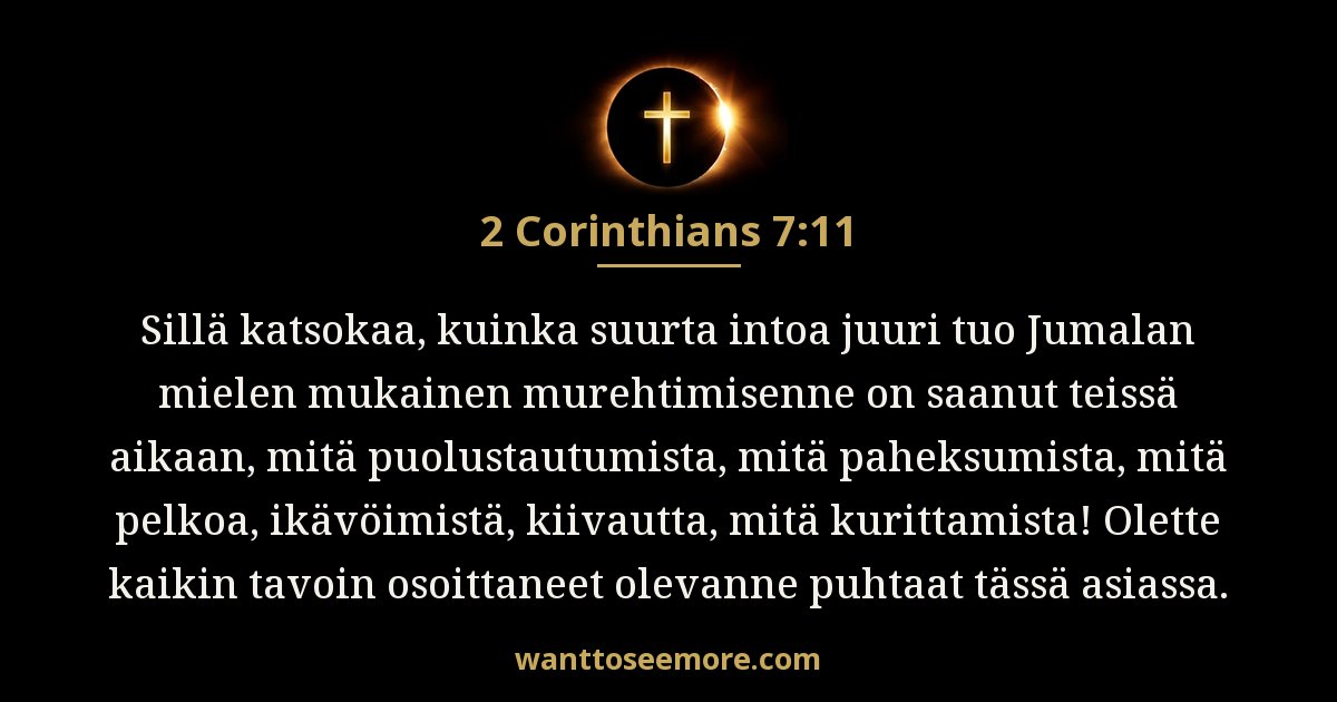 2 Corinthians 7:11