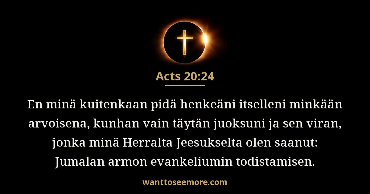 Acts 20:24