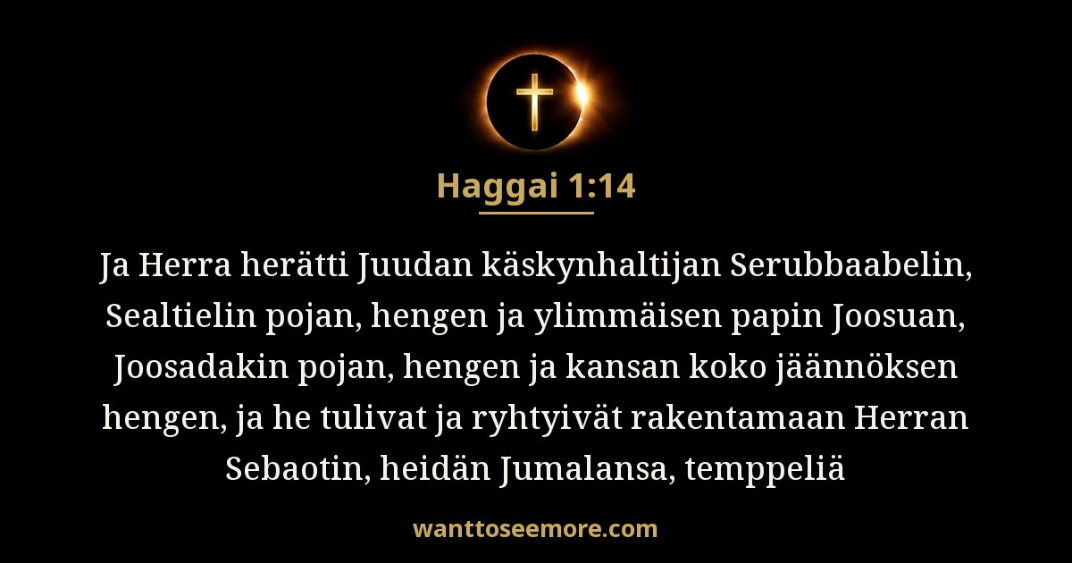 Haggai 1:14