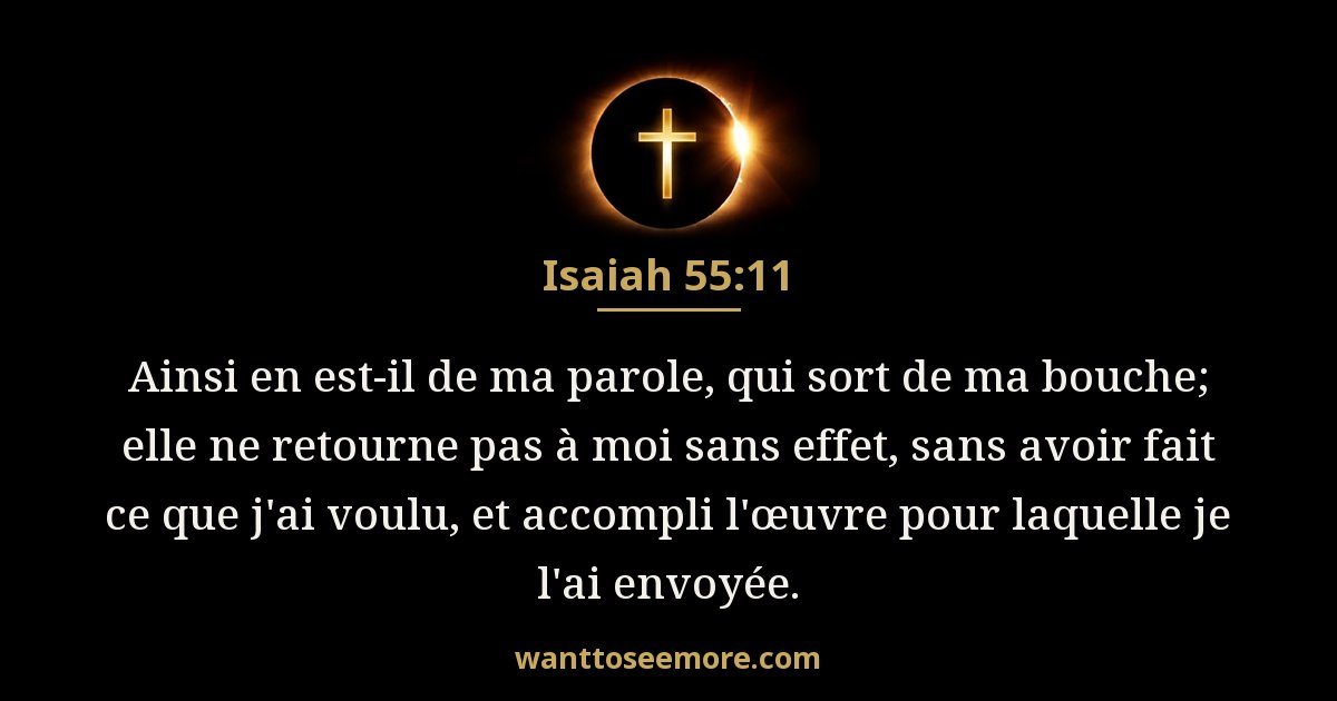 Isaiah 55:11