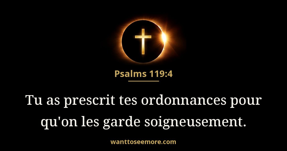 Psalms 119:4