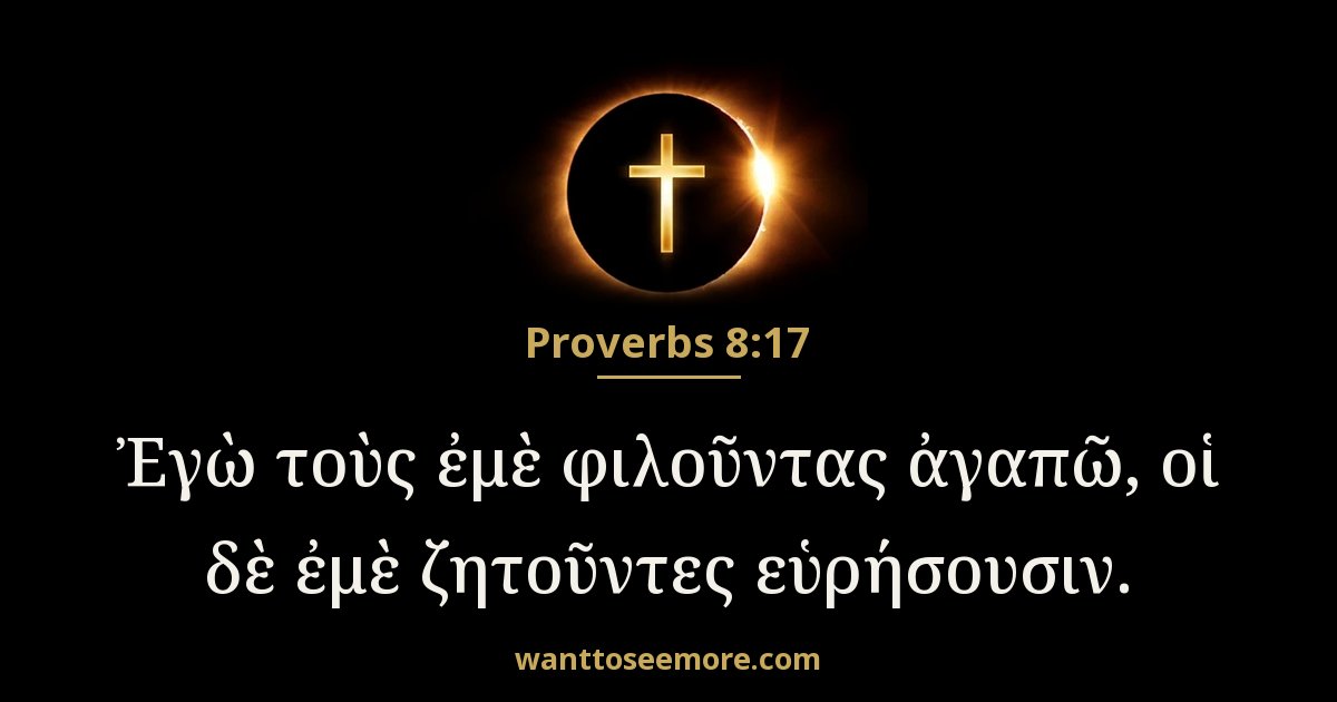 Proverbs 8:17