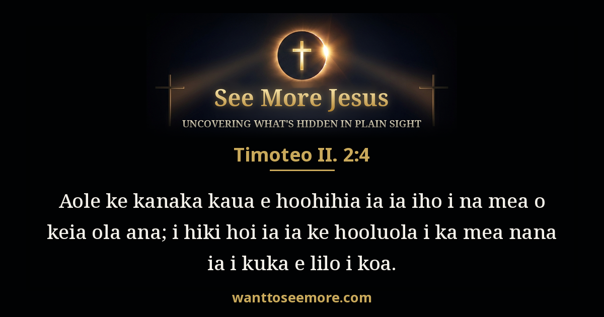 2 Timothy 2:4