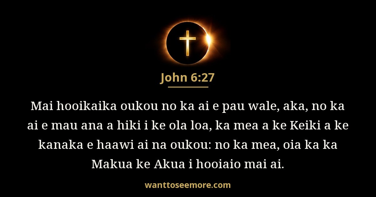 JHN 6:27