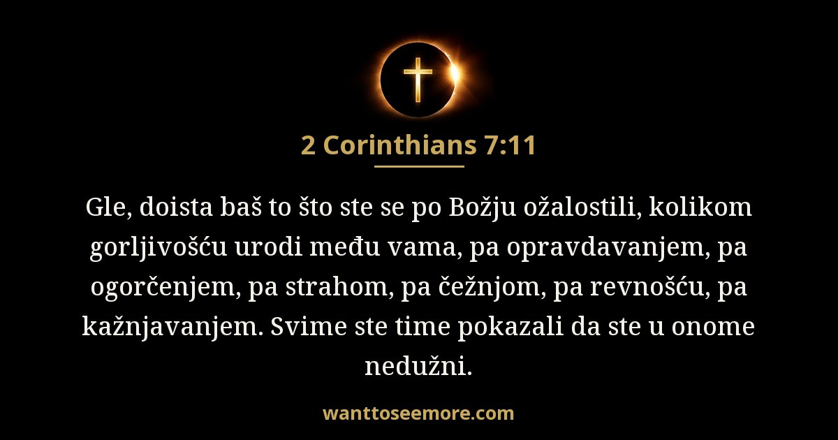 2. Korinćanima 7:11