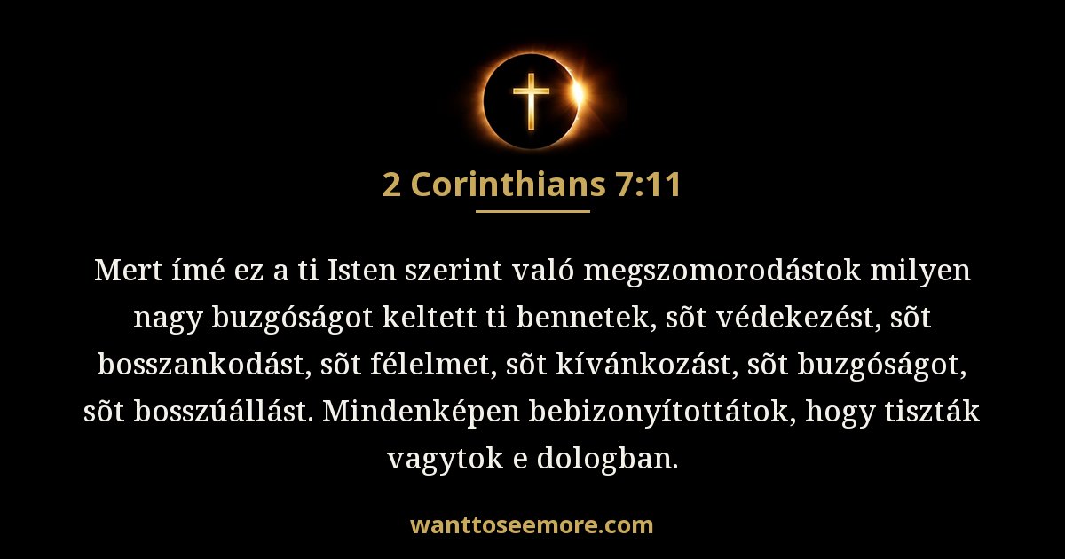 2 Korinthus 7:11