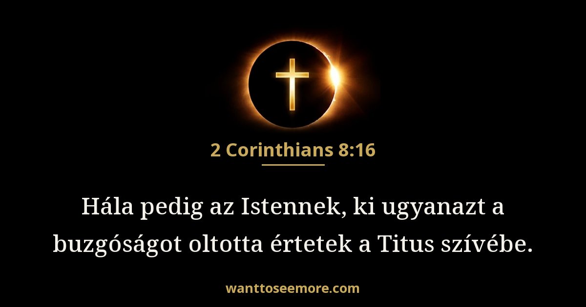 2 Corinthians 8:16