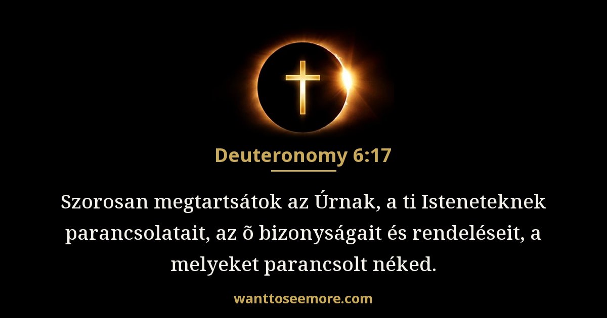 Deuteronomy 6:17