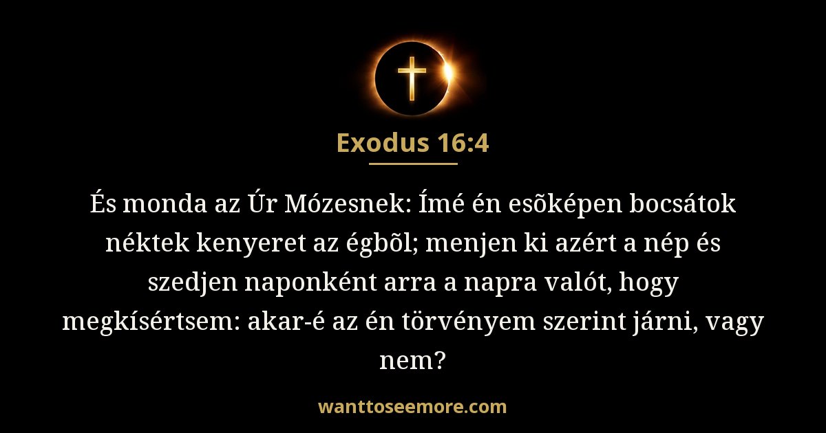 Exodus 16:4