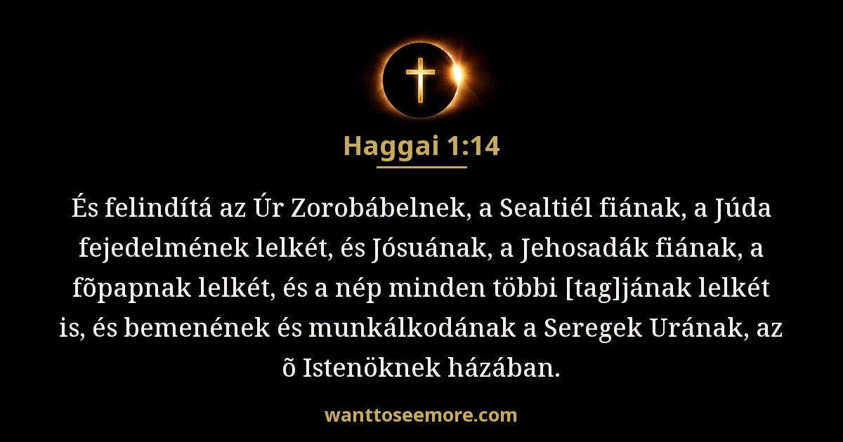 Haggai 1:14