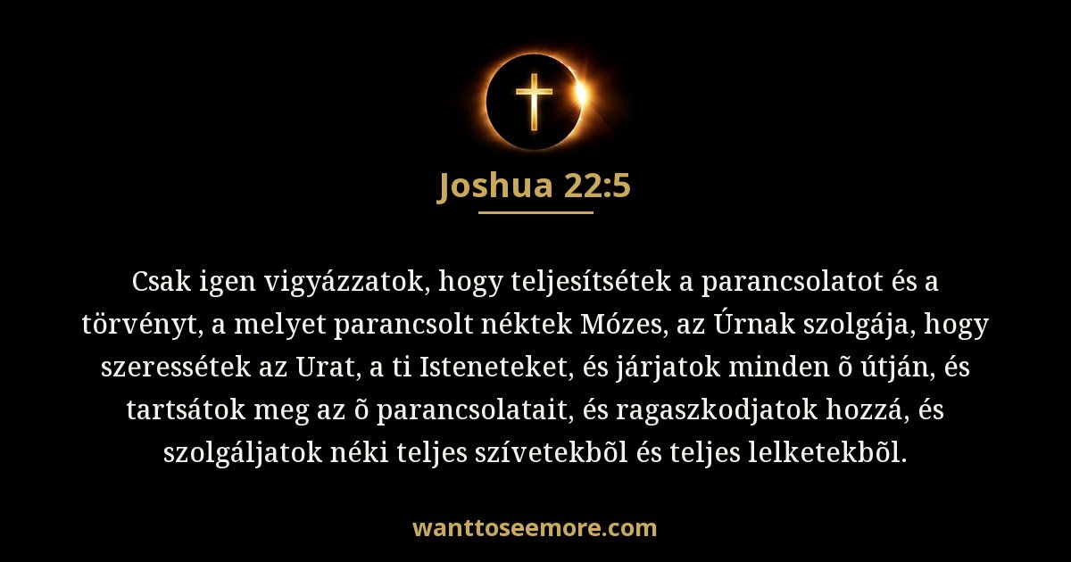 Joshua 22:5
