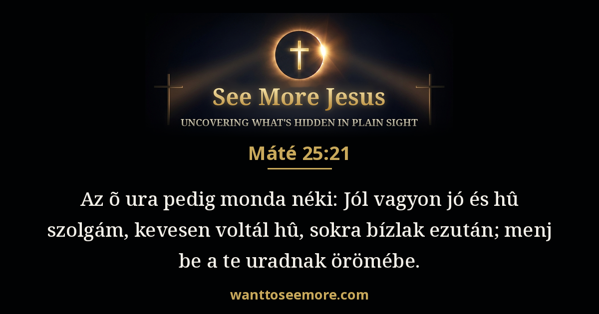 Matthew 25:21