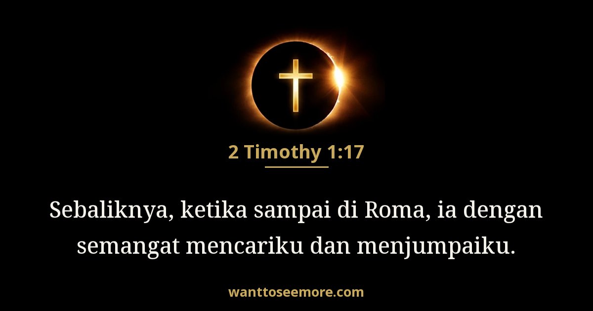 2 Timotius 1:17