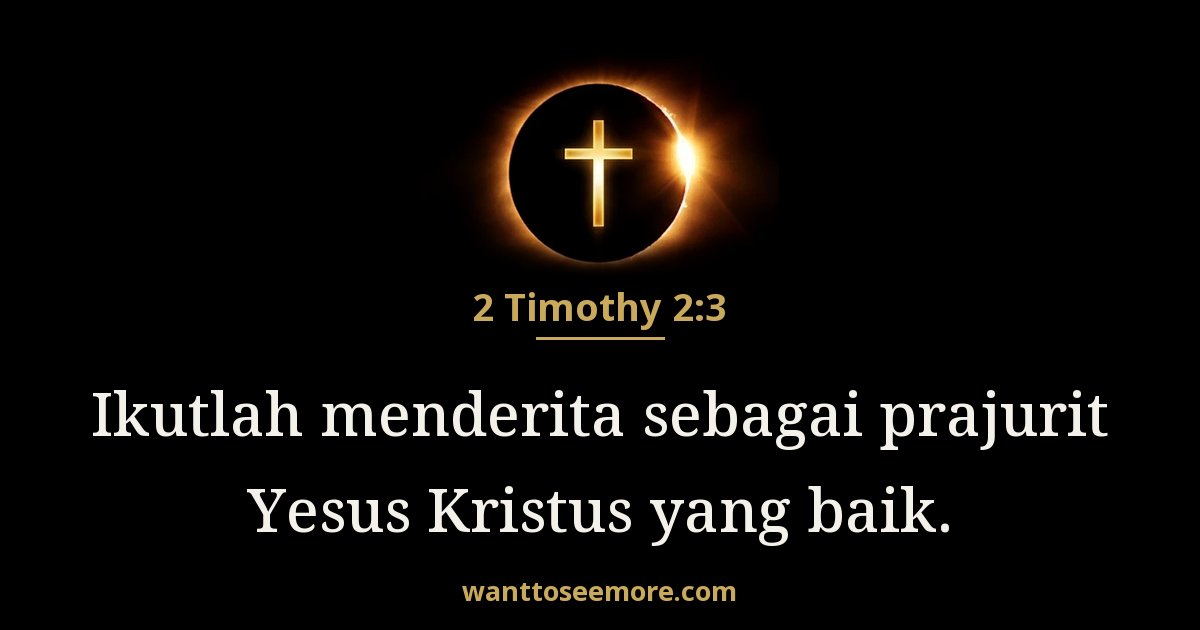 2 Timothy 2:3