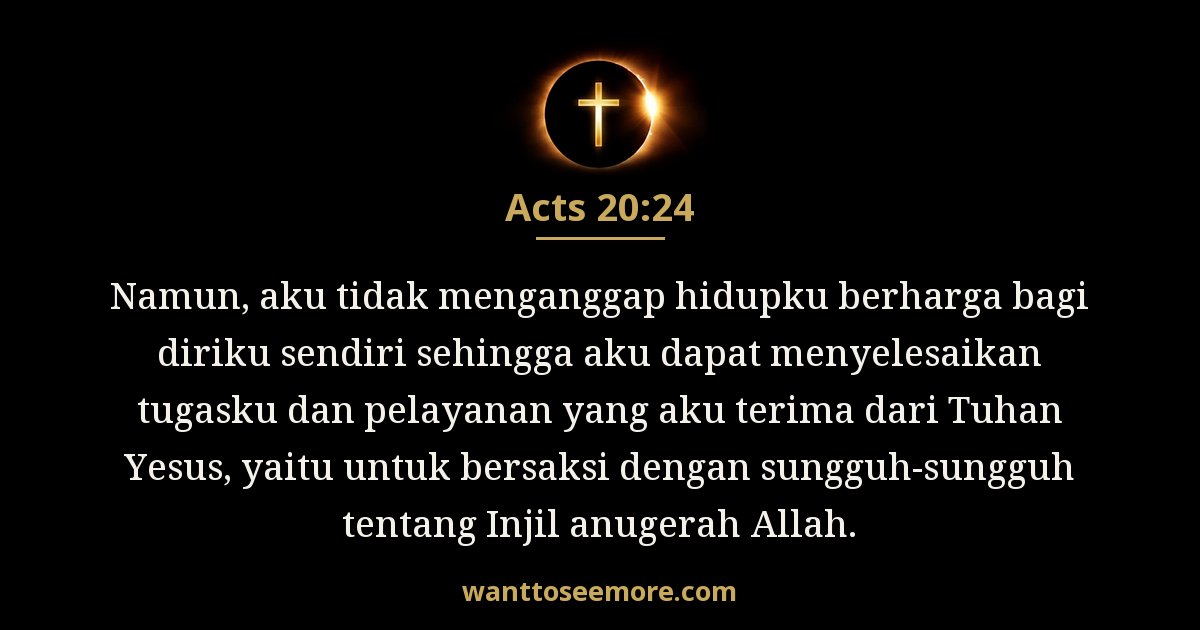 Acts 20:24